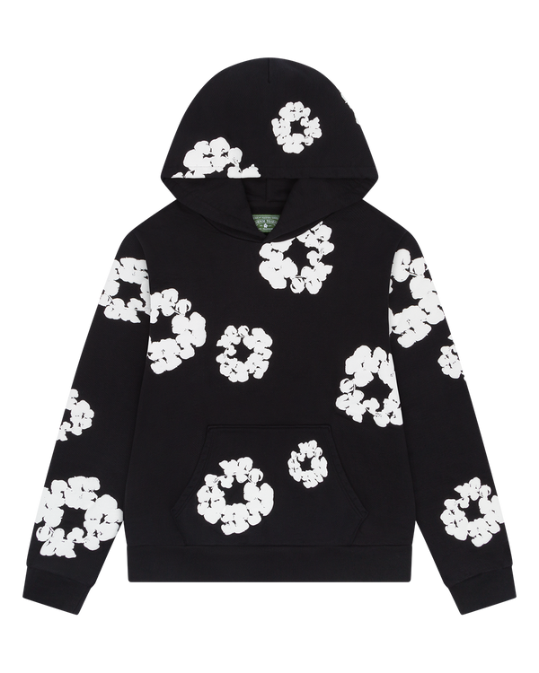 Denim Tears Cotton Wreath Hoodie |Black