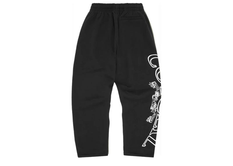 Corteiz Superior Royale Open Hem Pants - Black