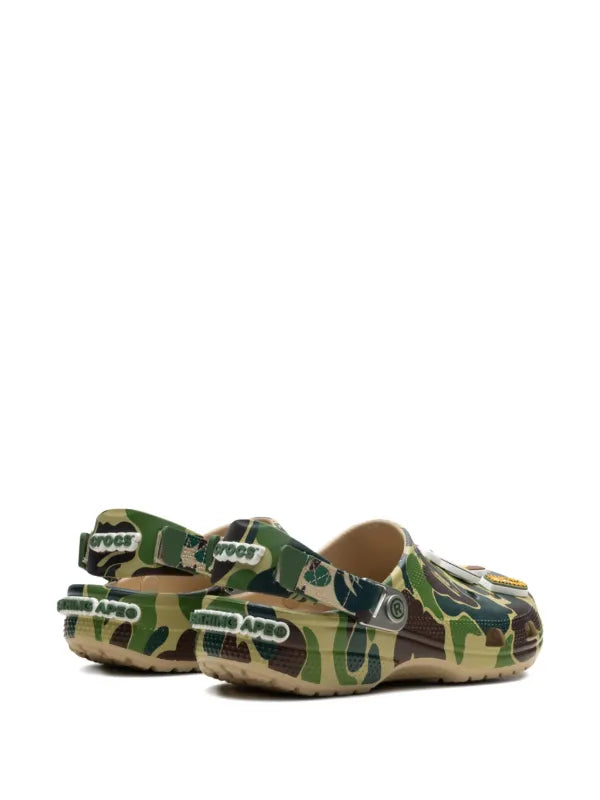 BAPE BLACK *A BATHING APE®
x Crocs Classic "Chai" clogs