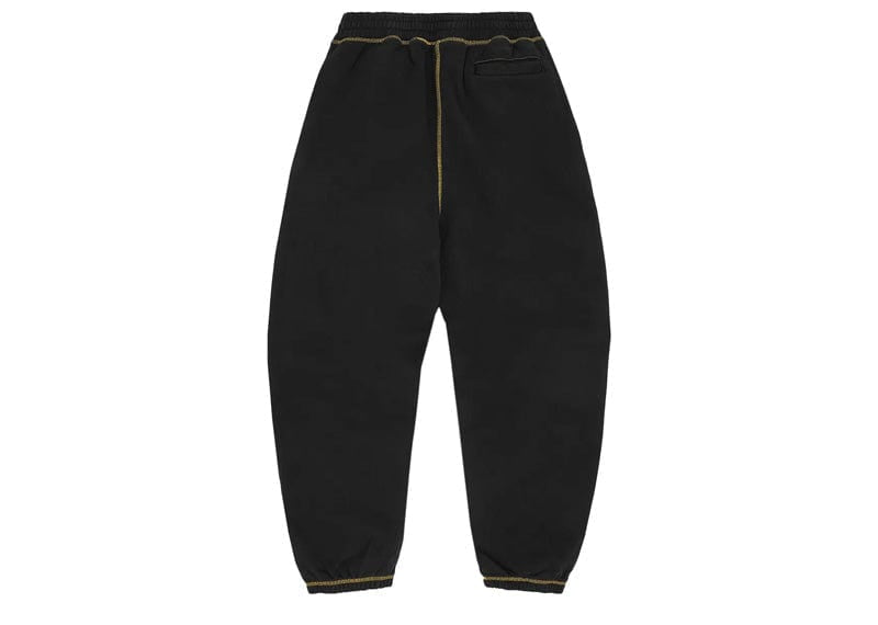 CORTEIZ ALCATRAZ CONTRAST SWEATPANT BLACK/YELLOW