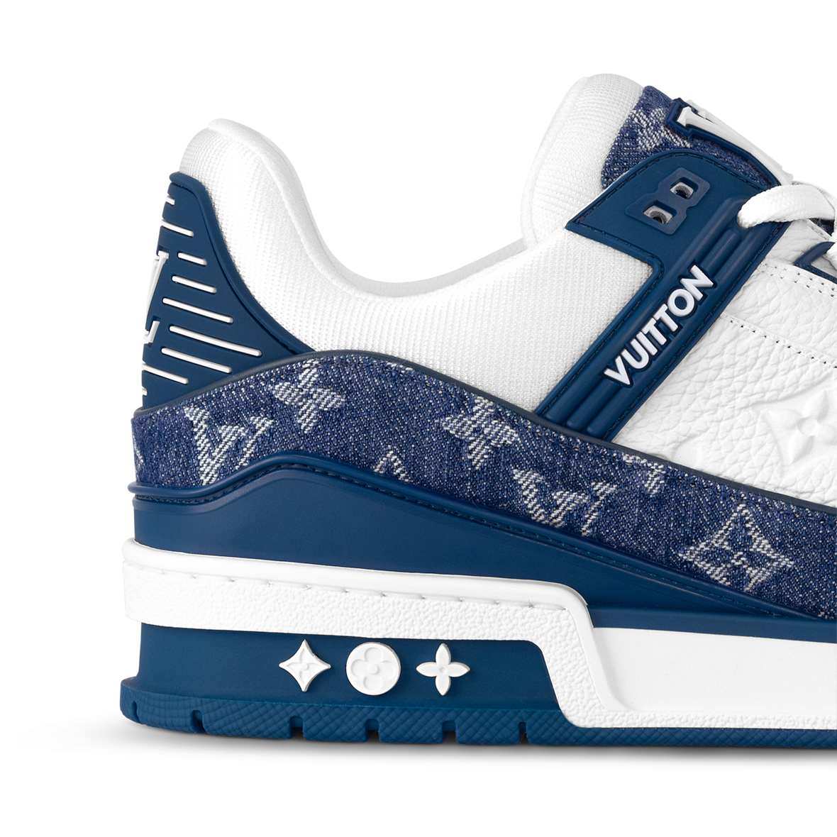 Louis Vuitton Monogram Denim Trainer Blue/White