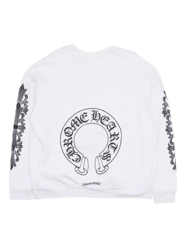 Chrome Hearts horseshoe-logo crew-neck sweatshirt