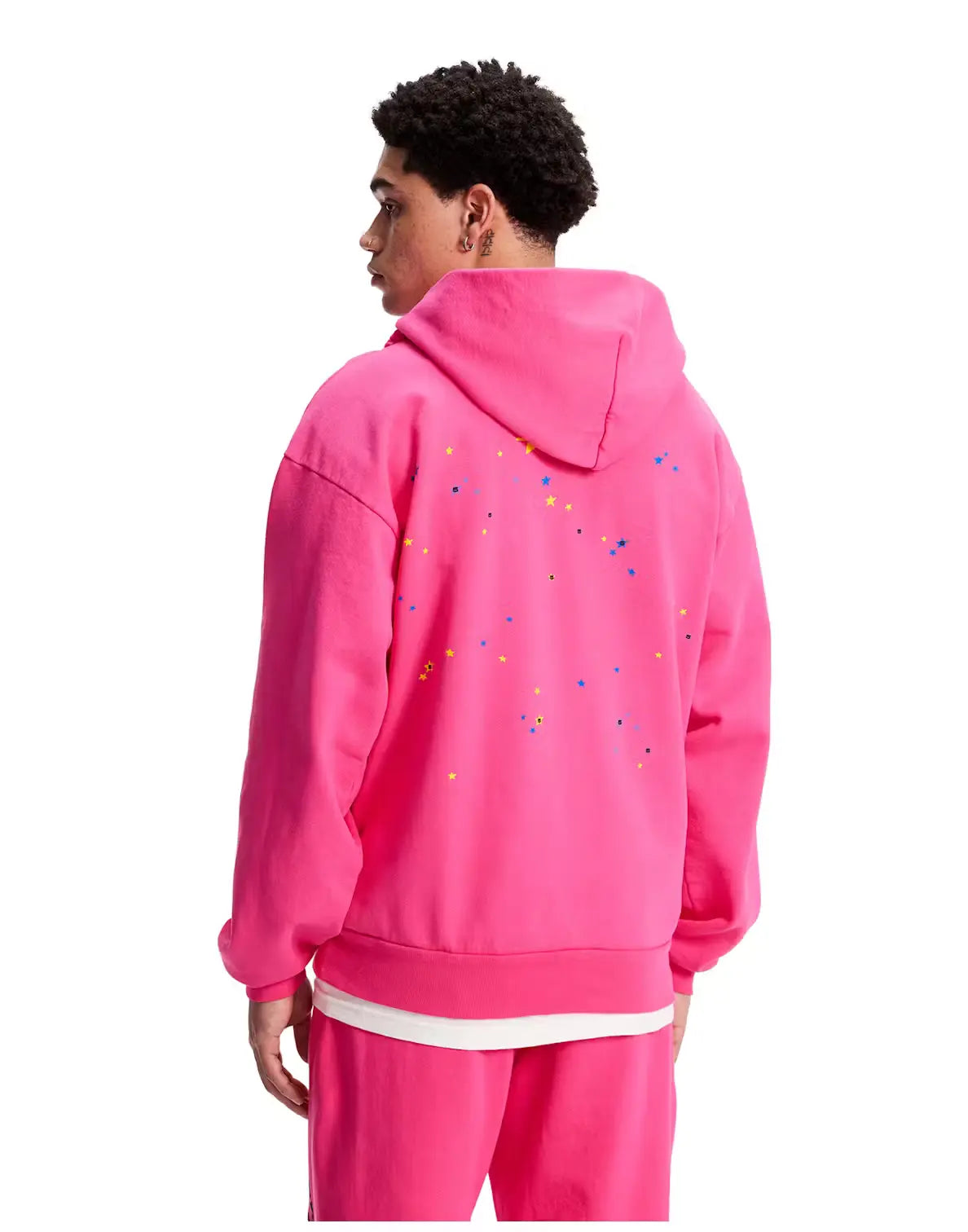 Sp5der P*NK Hoodie Pink