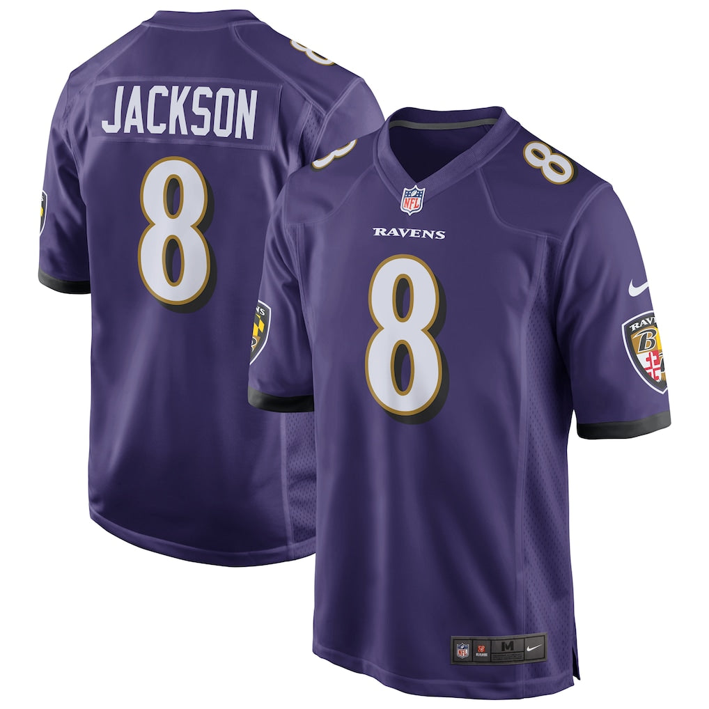 NFL Baltimore Ravens Limited Home Jersey Lamar Jackson #8