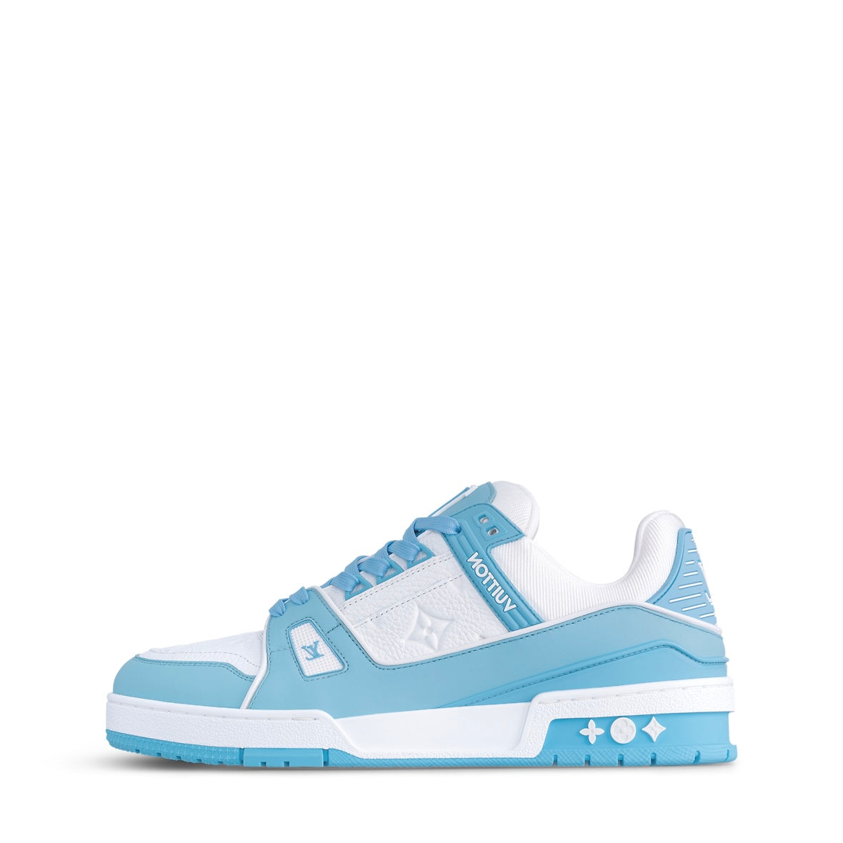 Louis Vuitton Monogram Denim Trainer Sky Blue/White