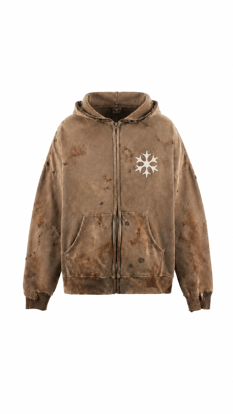 Arcia Daion “Erosion” Zip-Up Hoodie
