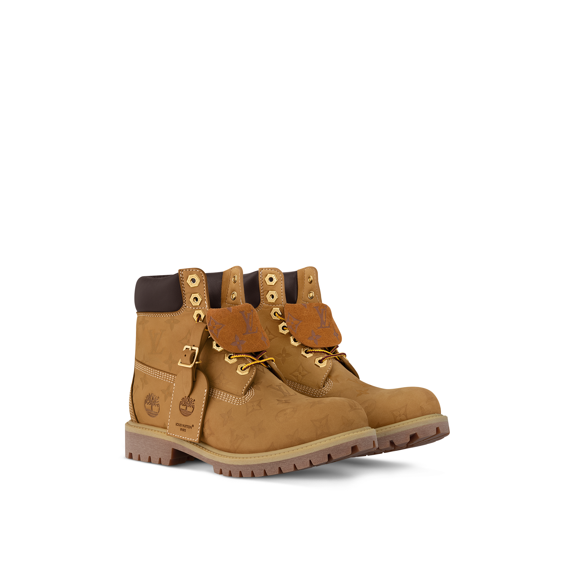 Louis Vuitton x Timberland Ankle Boots