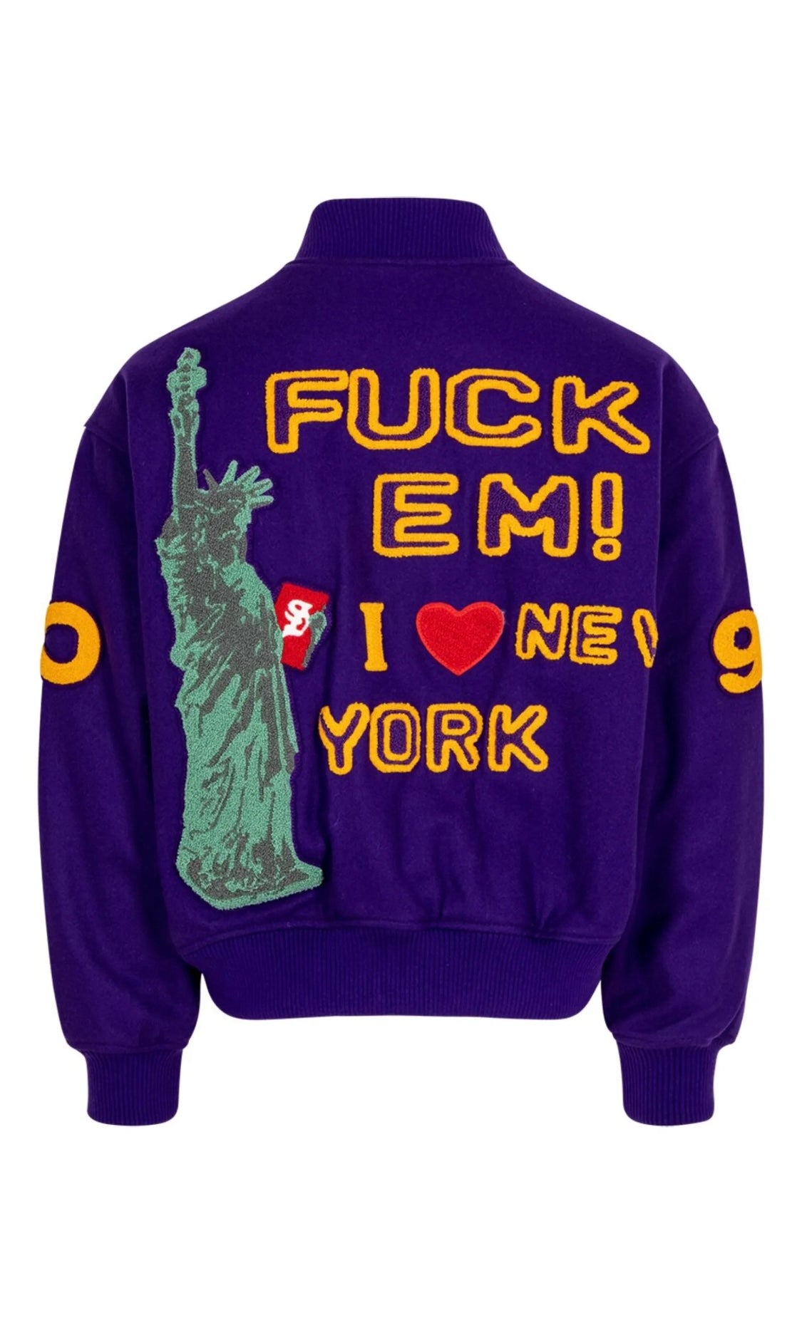 Supreme Tourist "Purple" varsity jacket