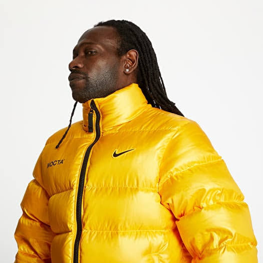 Nike Nocta Sunset Puffer Yellow Down Jacket