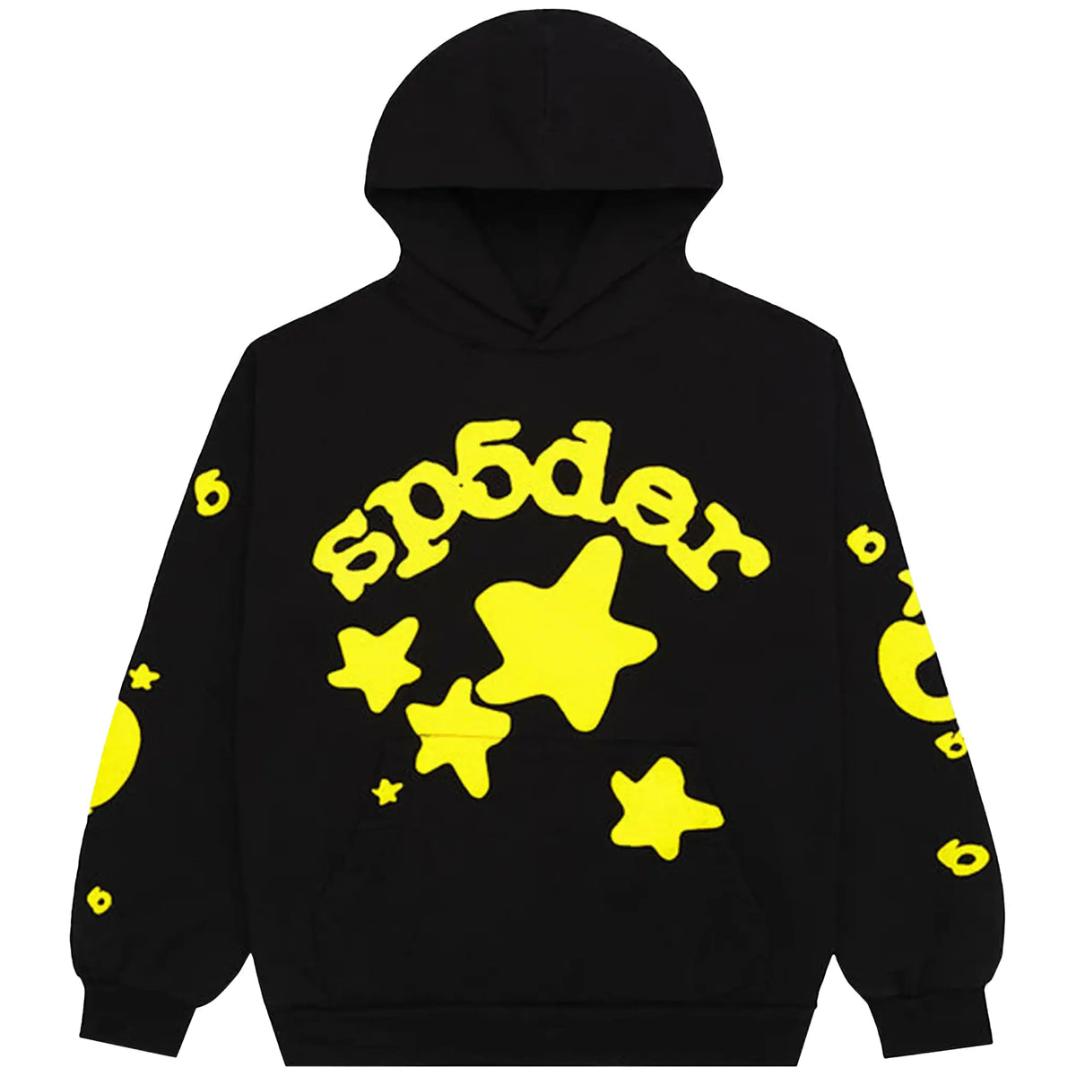 Sp5der Beluga Onyx Yellow Hoodie