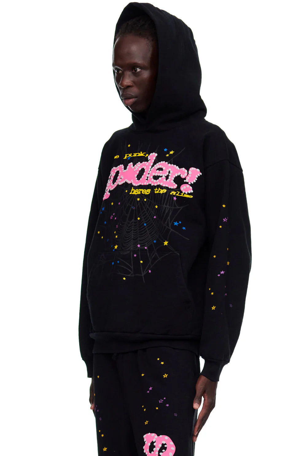 Sp5der P*nk Hoodie ‘Black’