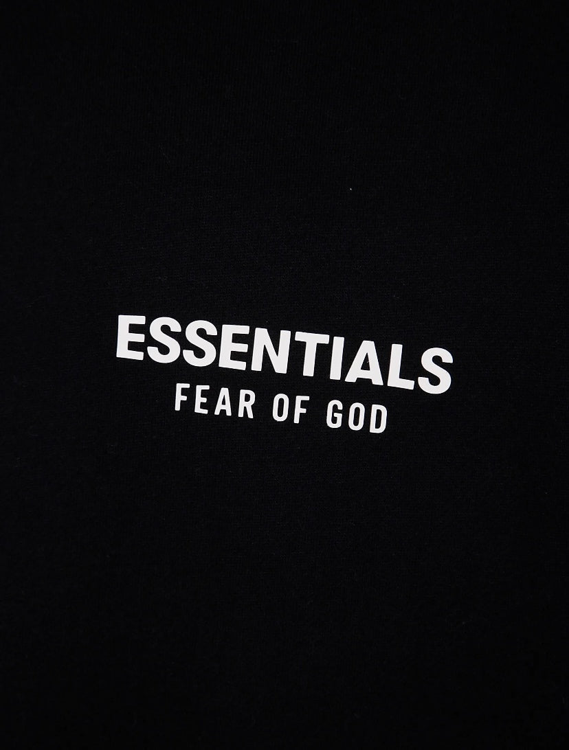 Fear Of God Essentials Black Sweatshirt