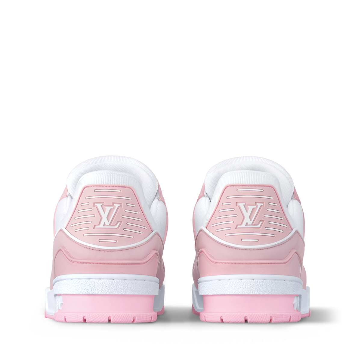 Louis Vuitton Monogram Denim Trainer Pink/White