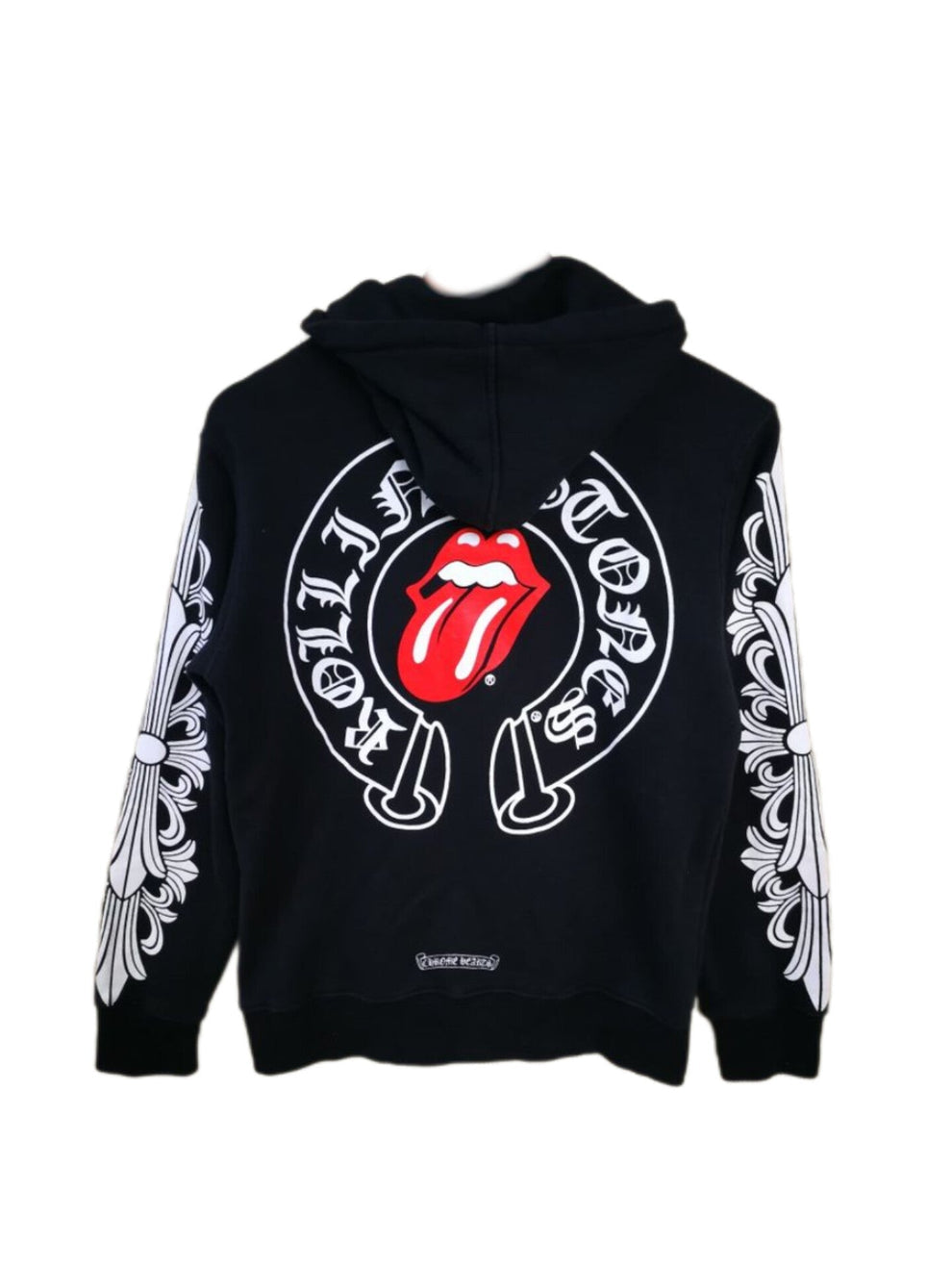 Chrome Hearts x Rolling Stones Black Zip-Up Hoodie
