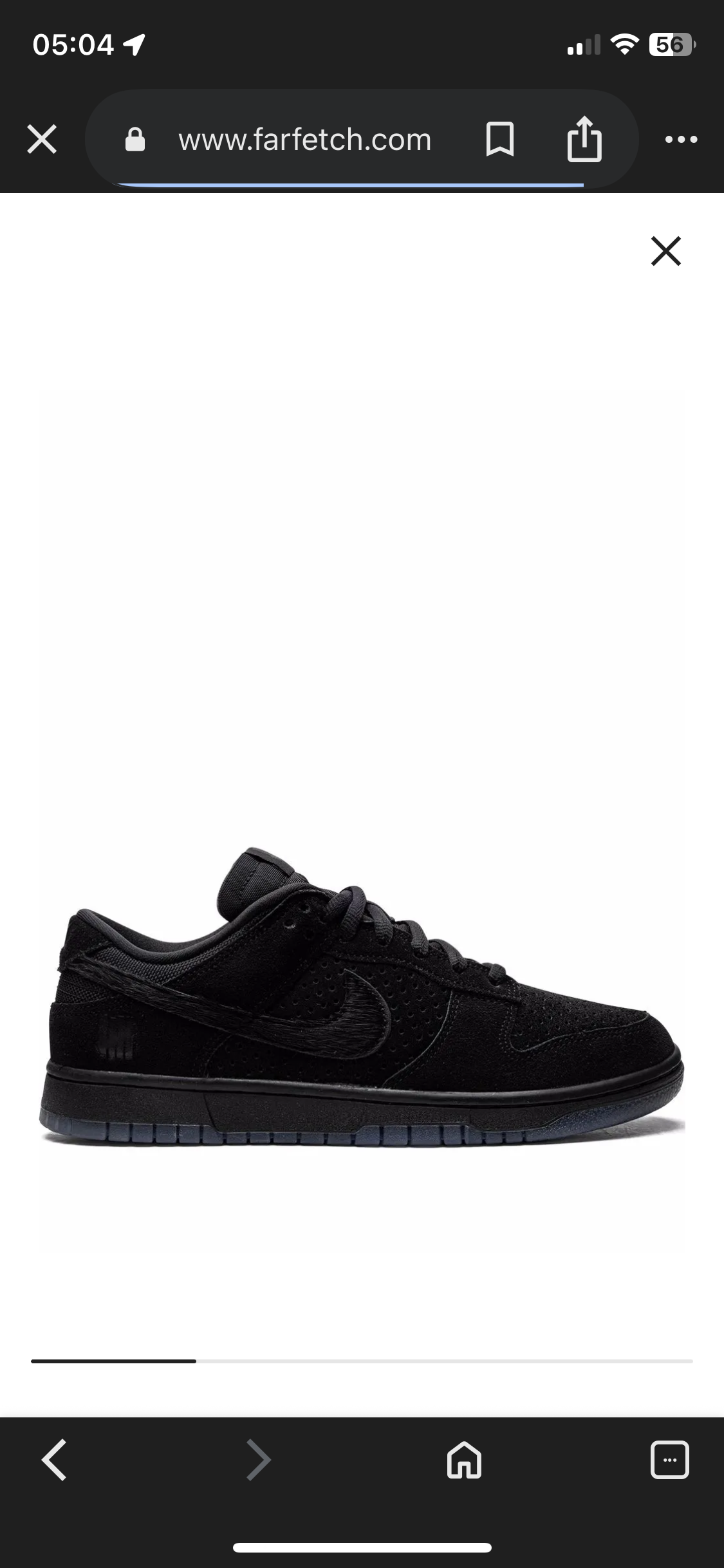 Nike x Undefeated Dunk Low SP "Black"
