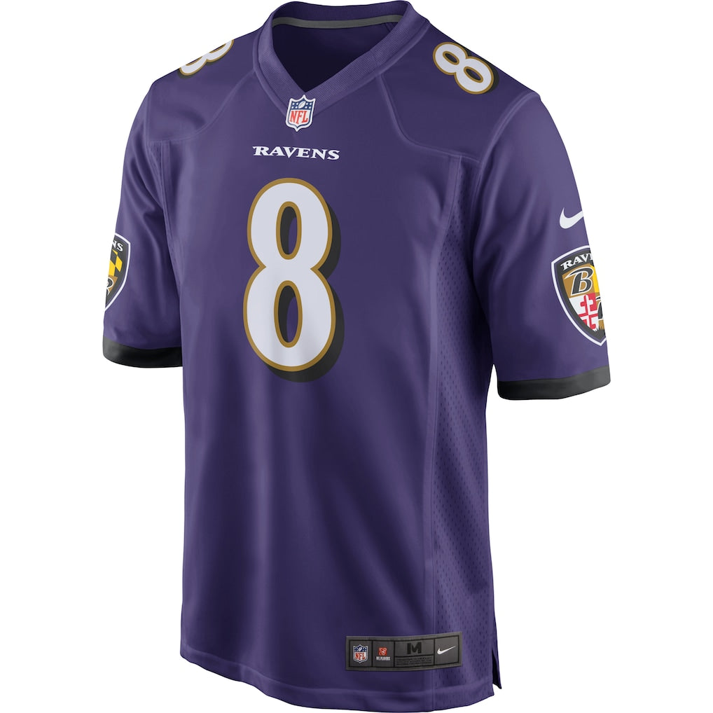 NFL Baltimore Ravens Limited Home Jersey Lamar Jackson #8