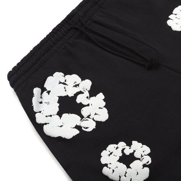 Denim Tears The Cotton Wreath Black Shorts