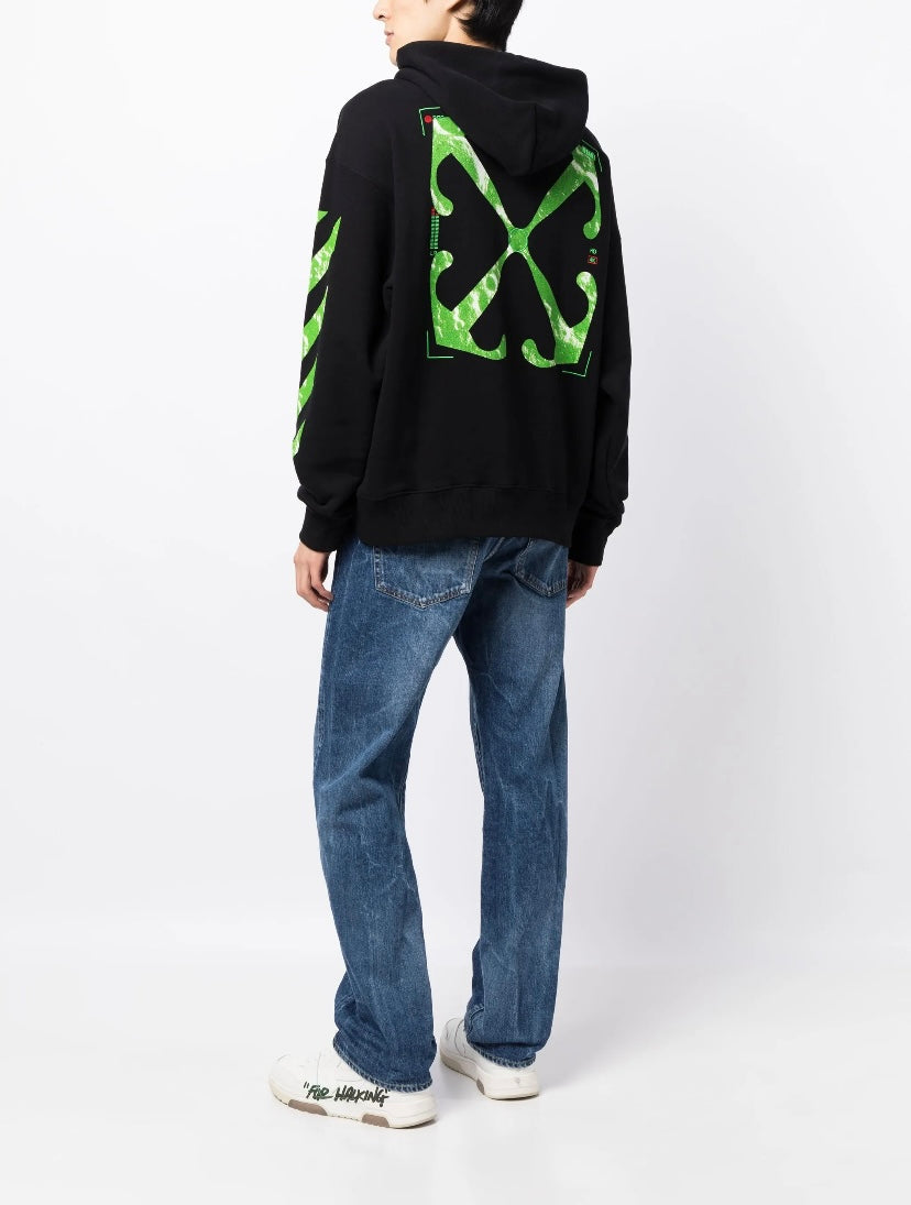 Off-White Arrow-motif cotton Hoodie