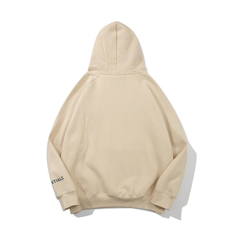 Fear of God Essentials Pullover Hoodie Applique Logo |Buttercream