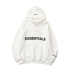 Fear of God Essentials Pullover Hoodie Applique Logo |White