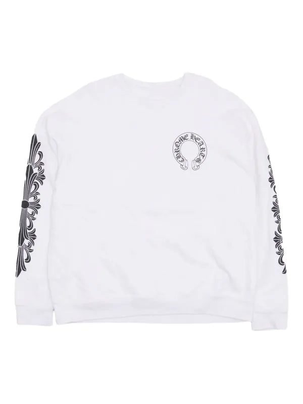 Chrome Hearts horseshoe-logo crew-neck Long Sleeve Tee