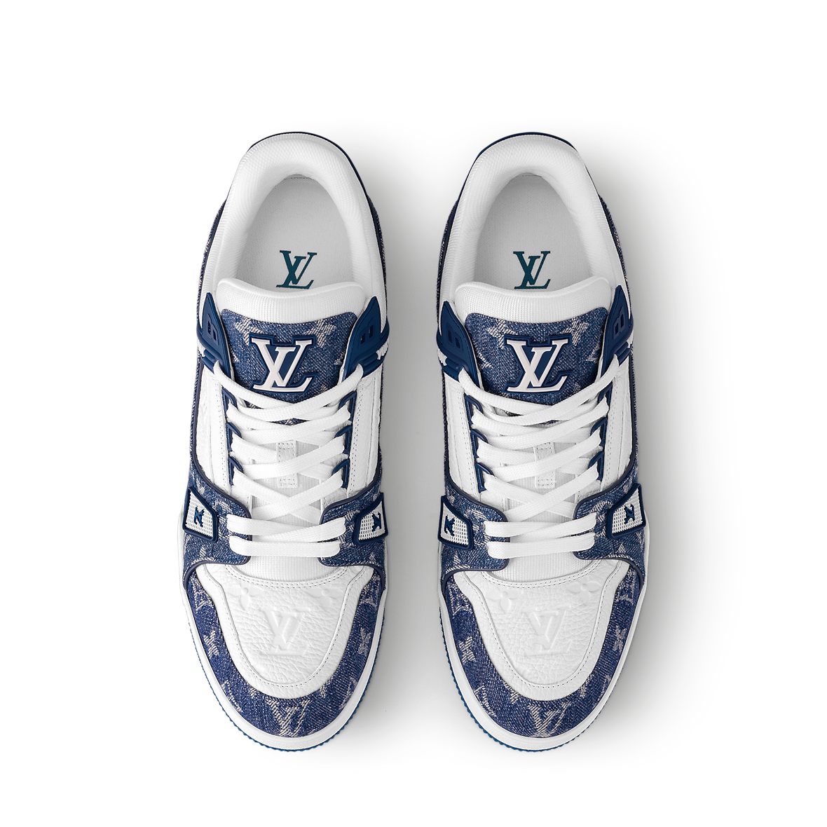 Louis Vuitton Monogram Denim Trainer Blue/White