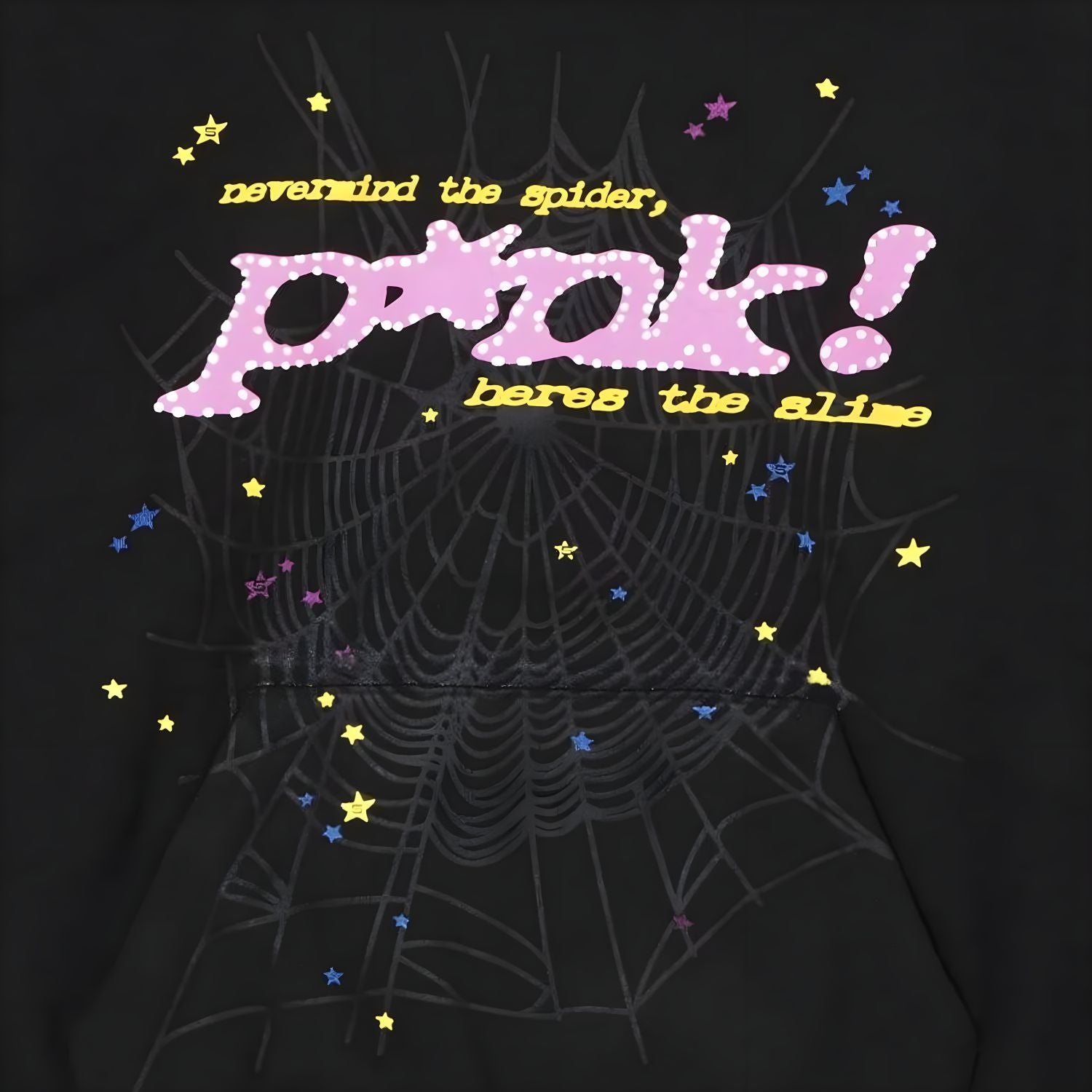 Sp5der P*NK Hoodie |Black
