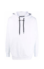 Palm Angels White Logo Hoodie