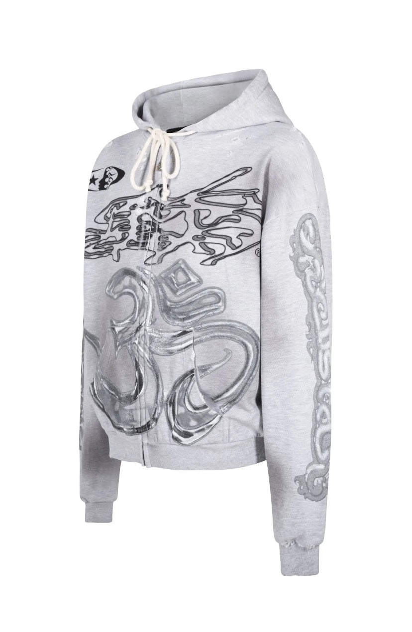 Hellstar Yoga Grey Hoodie