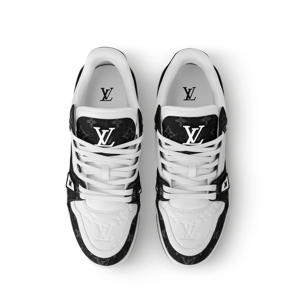 Louis Vuitton Monogram Denim Trainer Black/White