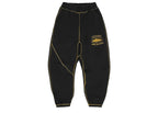 CORTEIZ ALCATRAZ CONTRAST SWEATPANT BLACK/YELLOW