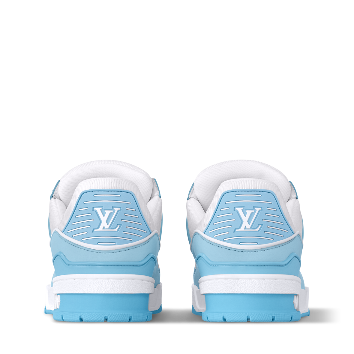 Louis Vuitton Monogram Denim Trainer Sky Blue/White