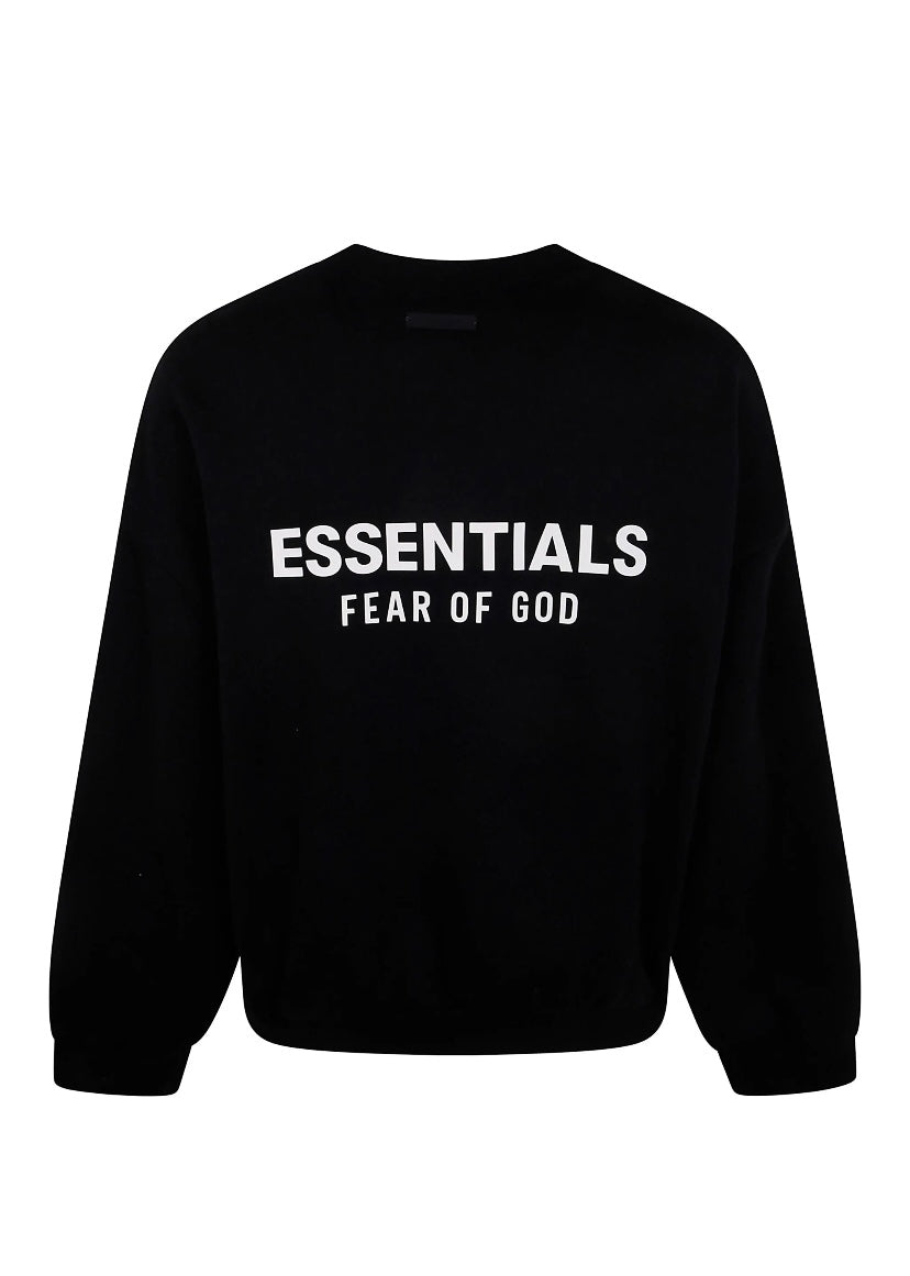 Fear Of God Essentials Black Sweatshirt