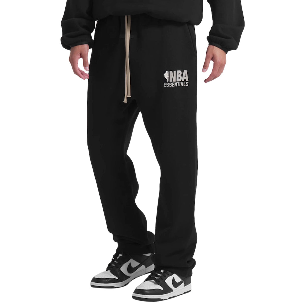 Fear of God Essentials x NBA Relaxed Black Sweatpants