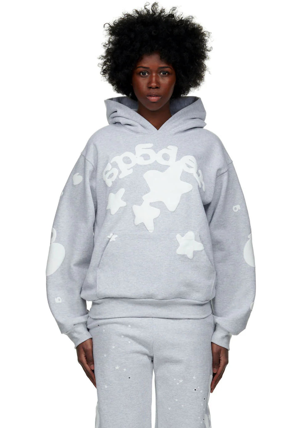 Sp5der Beluga Hoodie Heather Grey