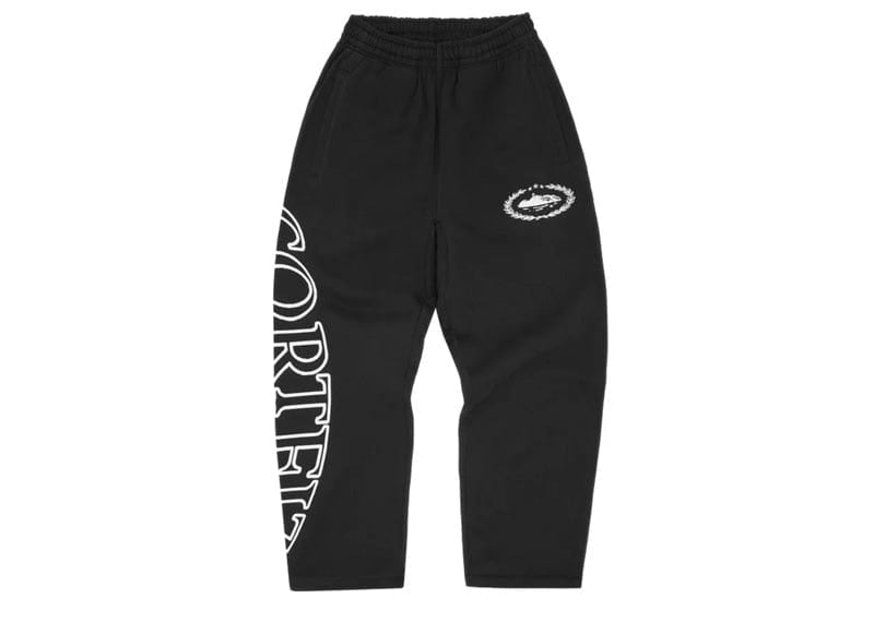 Corteiz Superior Royale Open Hem Pants - Black