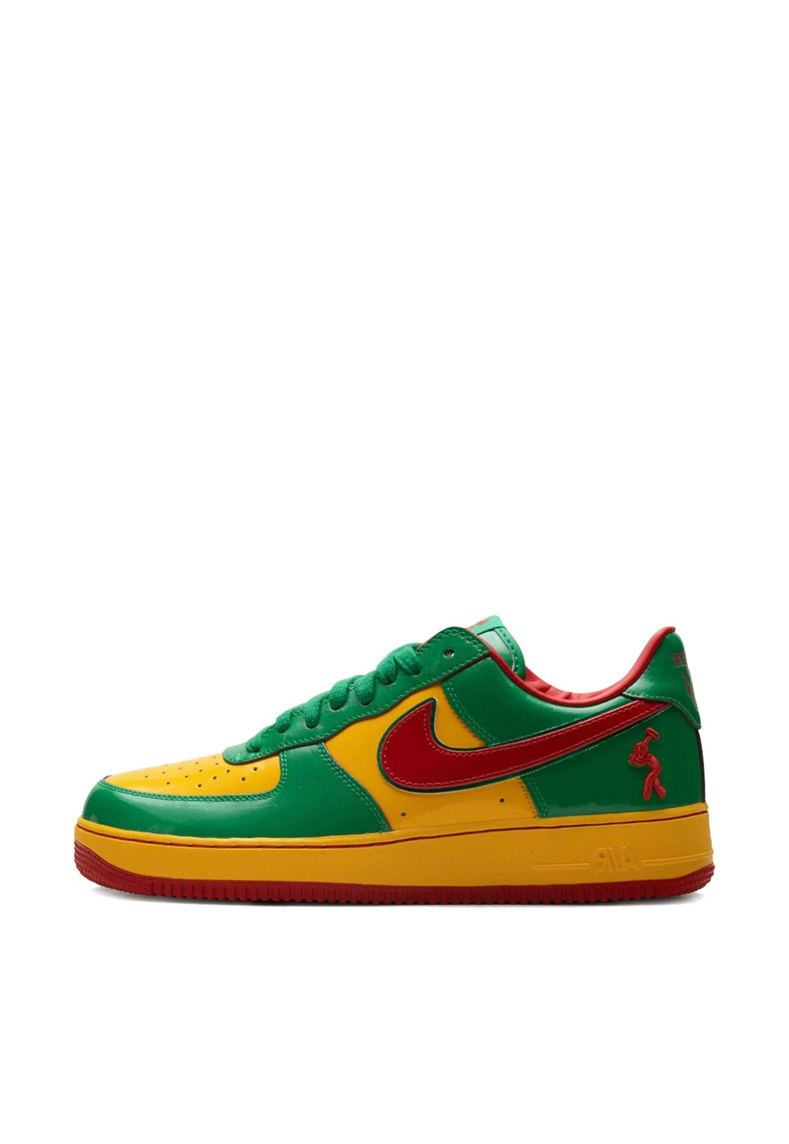 Nike x Lil Yachty Concrete Boys Air Force 1 Low "Lucky Green/Mystic Red"