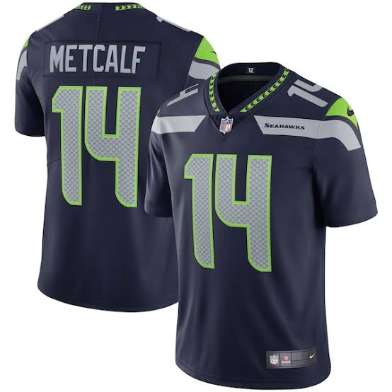 NFL Seattle Sea Hawks DK Metcalf Jersey #14