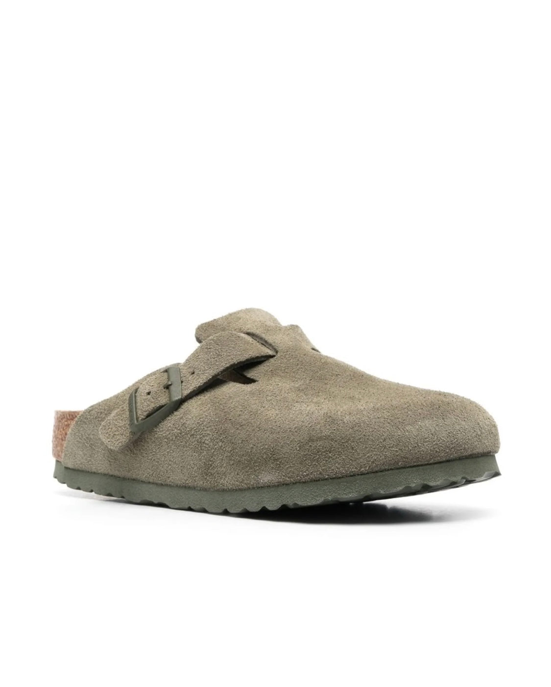 Birkenstock Boston buckle-detail suede clogs
