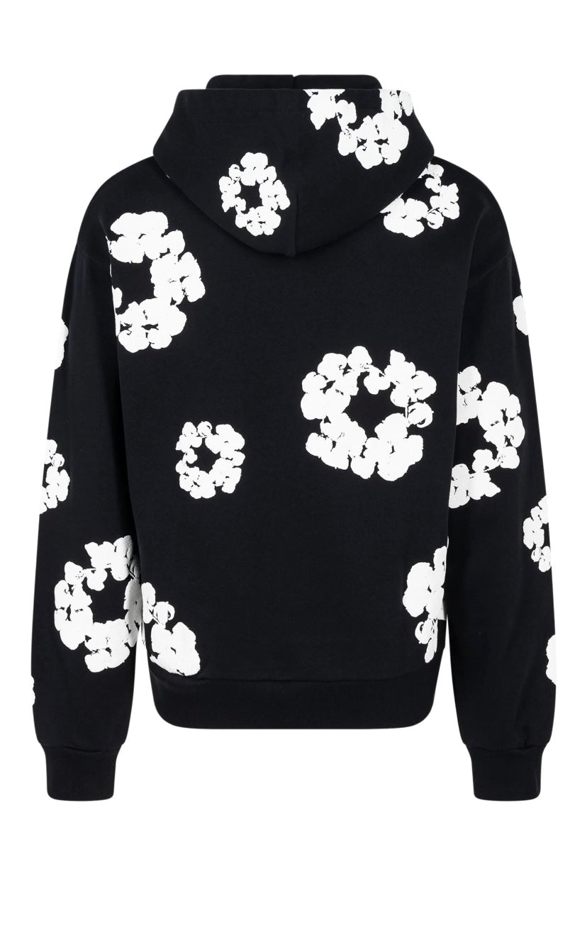 Denim Tears Cotton Wreath Hoodie |Black