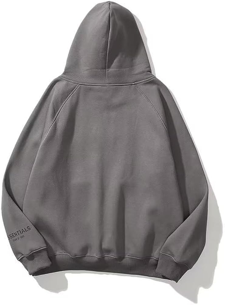 Fear of God Essentials Pullover Hoodie Applique Logo |Charcoal Grey