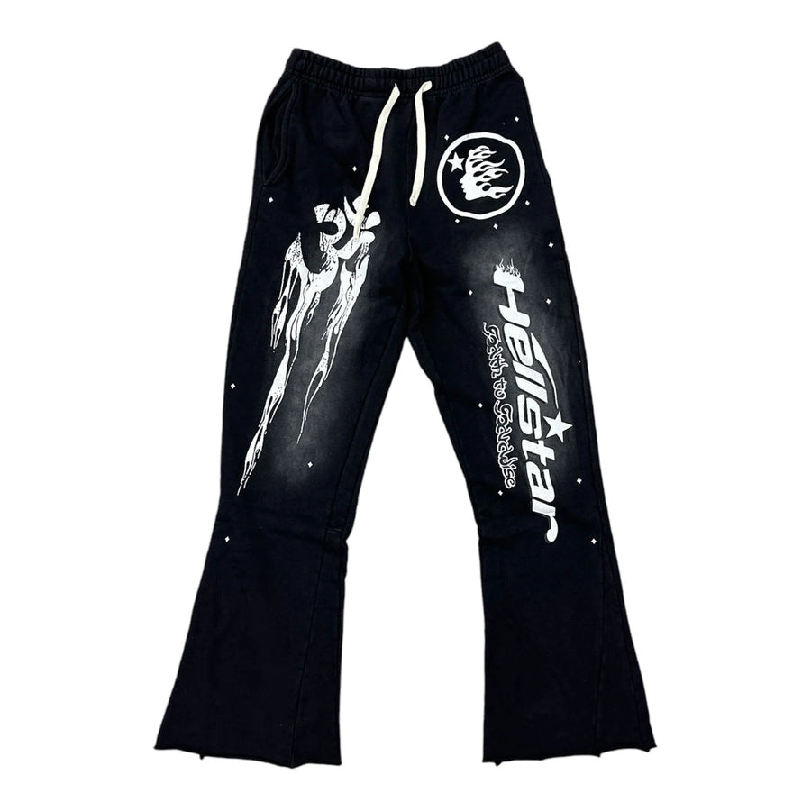 Hellstar Racer Black Sweatpants