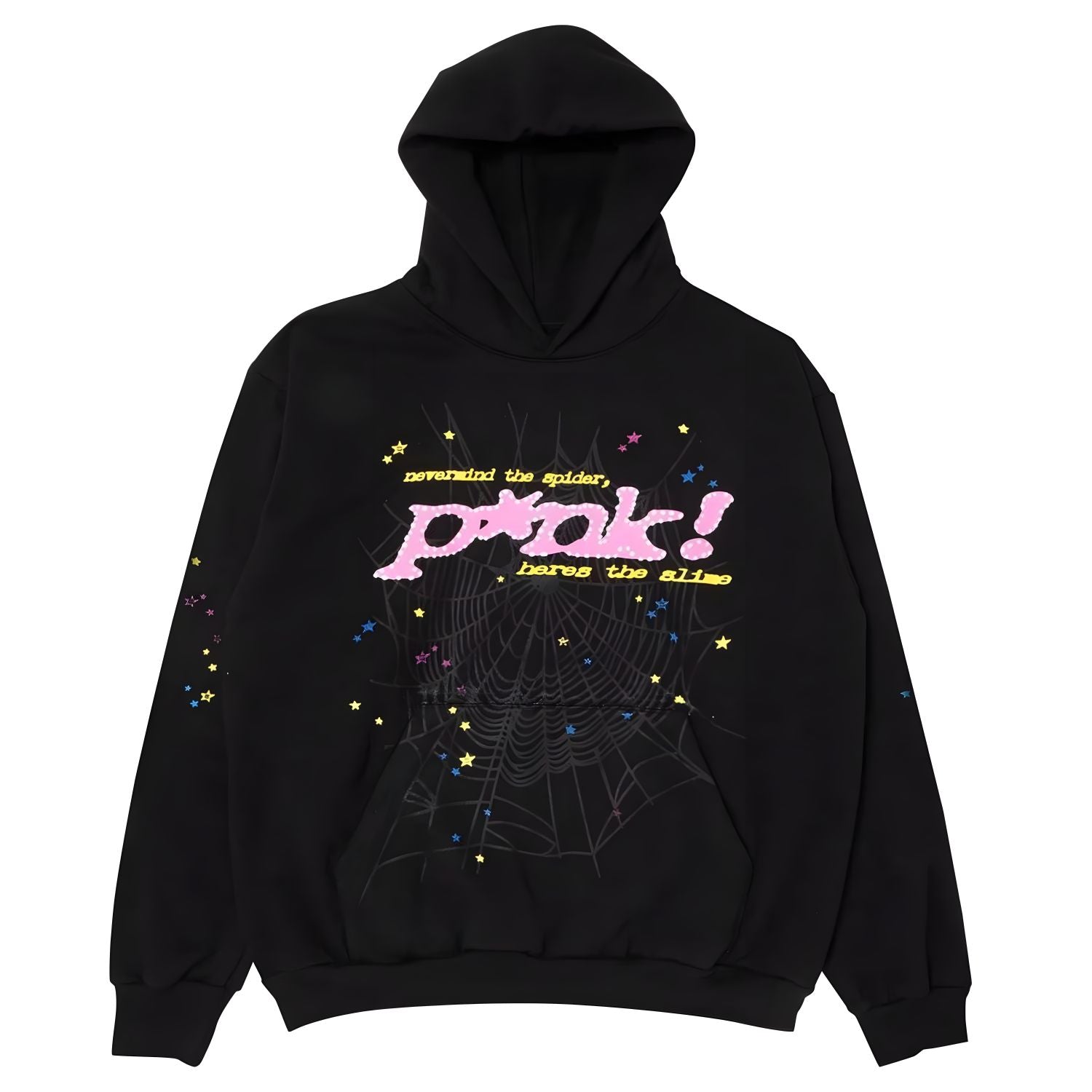 Young Thug Sp5der P*NK Hoodie |Black