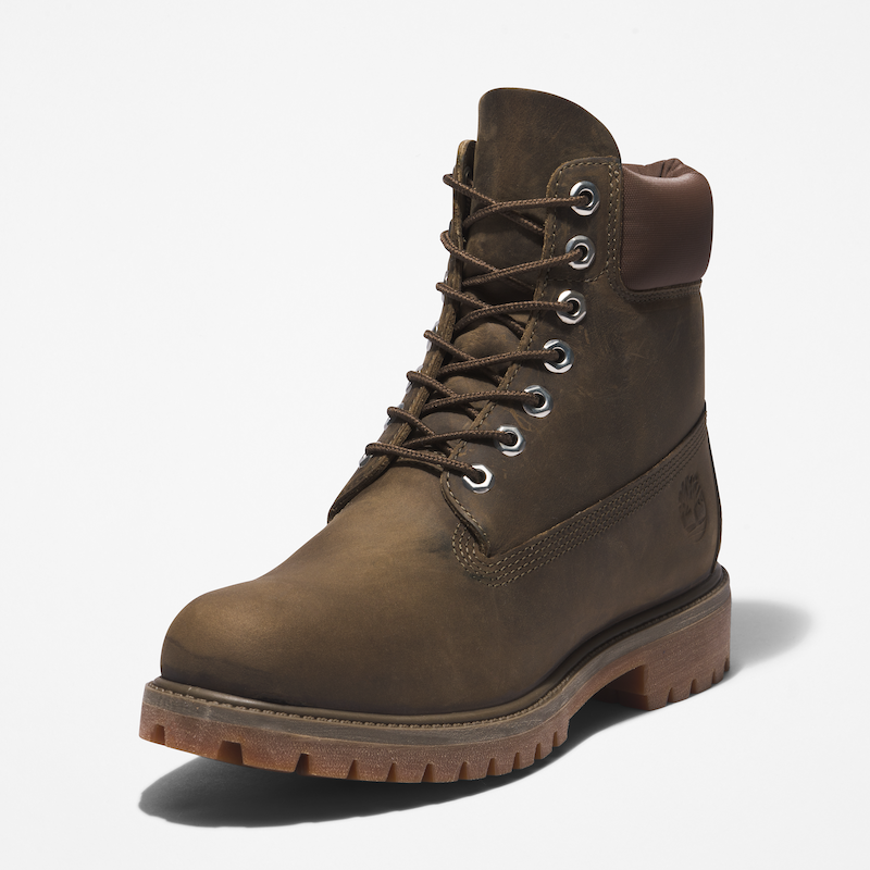 Timberland 6 Inch PRM Waterproof "Dark Brown" boots