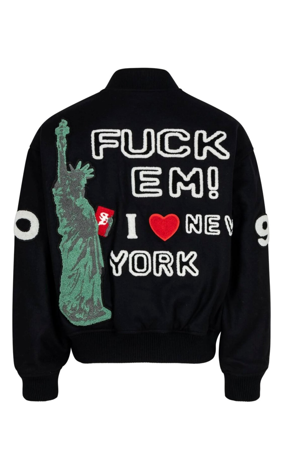 Supreme Tourist Black Varsity Jacket