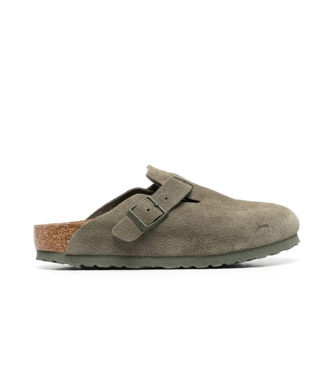 Birkenstock Boston buckle-detail suede clogs
