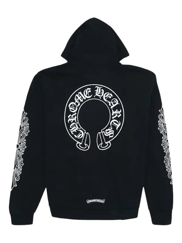 Chrome Hearts - Hearts Horse Shoe Floral long-sleeve hoodie