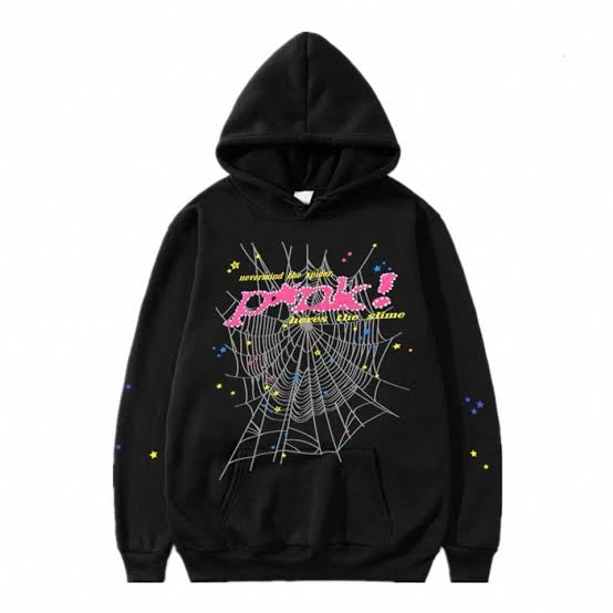 Young Thug Sp5der P*NK Hoodie |Black
