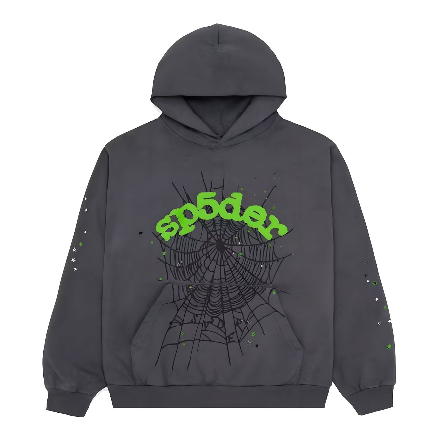 Sp5der Web Hoodie Slate Grey