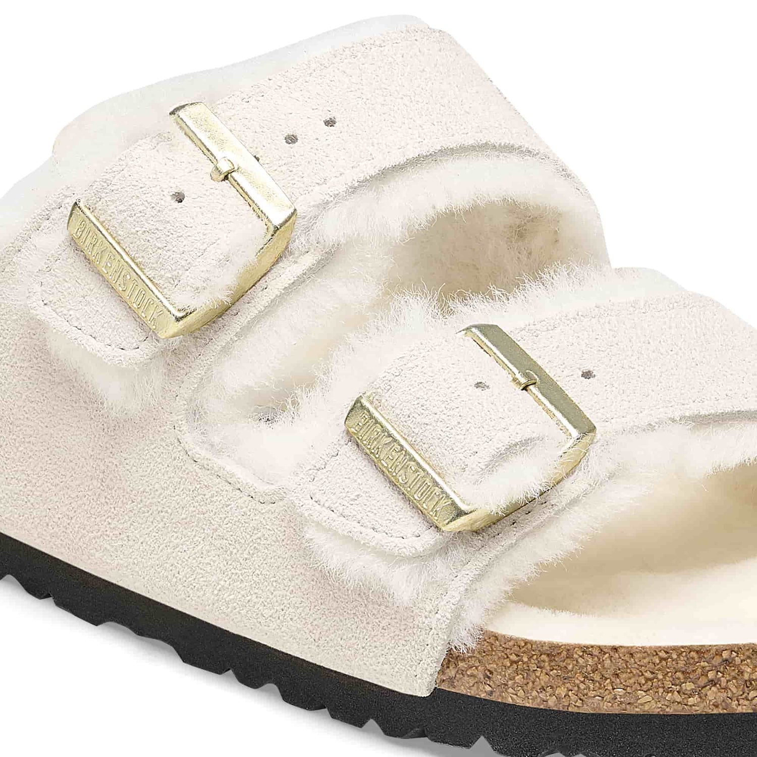 Birkenstock Arizona Shearling Suede Leather